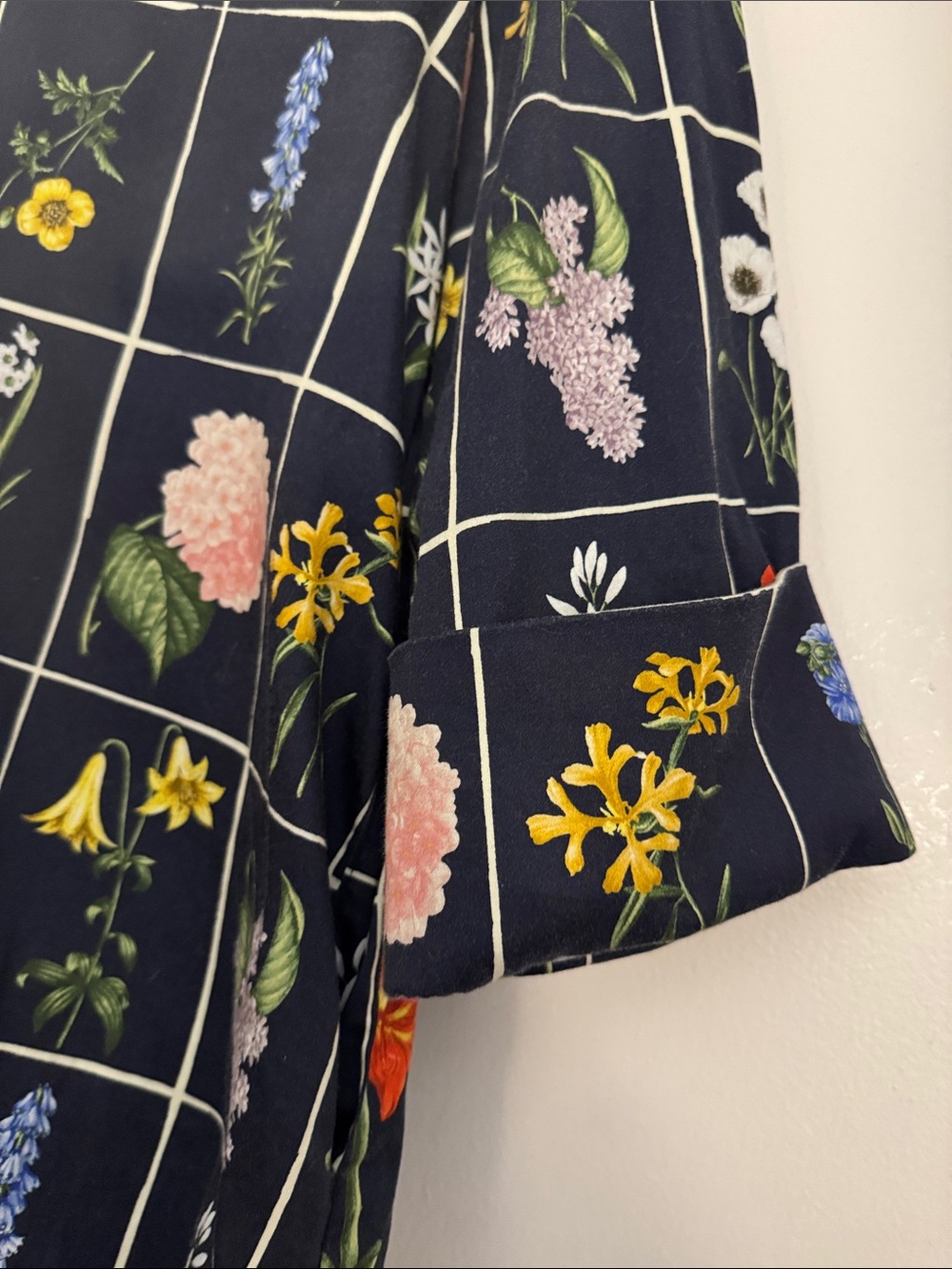 Tuckernuck Navy Fresh Buds Megan Collared Dress - Picture 11 of 13